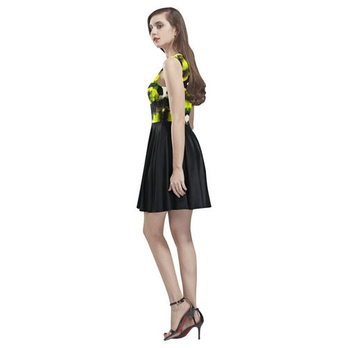 "London-L" Thea Sleeveless Skater Dress(Model D19)