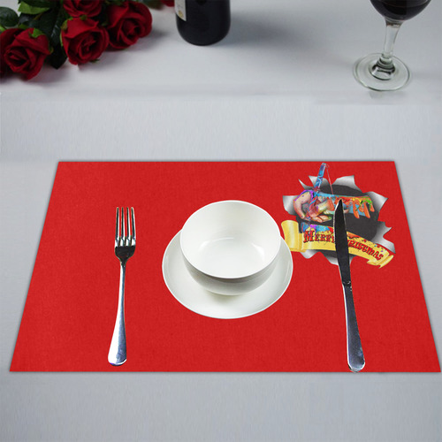 Merry christmas Placemat 14’’ x 19’’ (Set of 6)