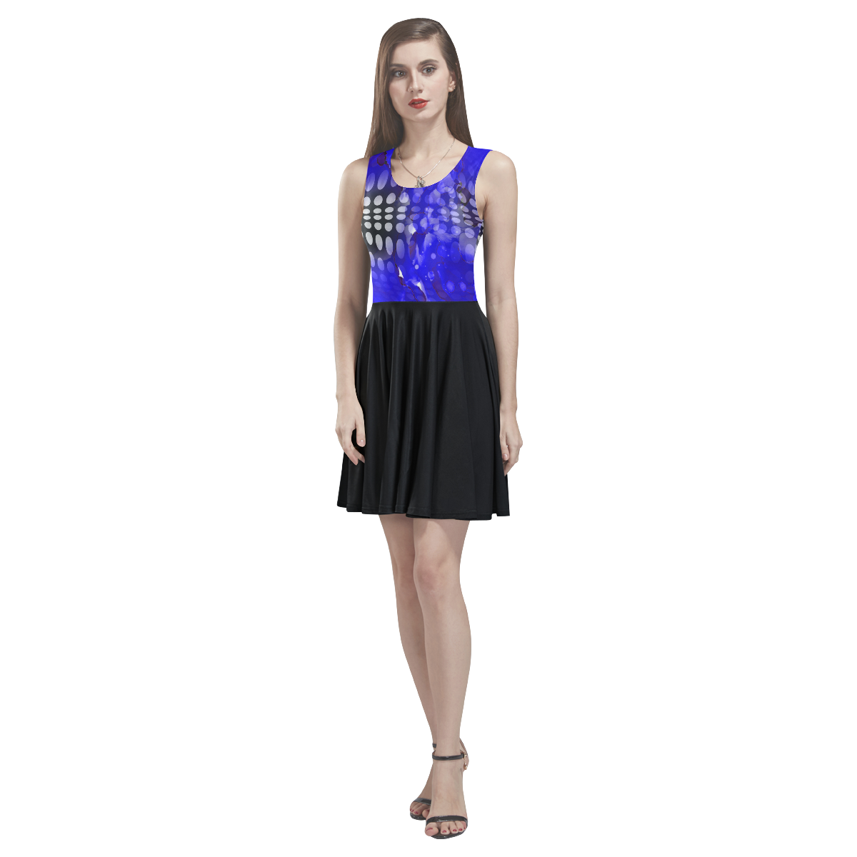 "Belair" Thea Sleeveless Skater Dress(Model D19)