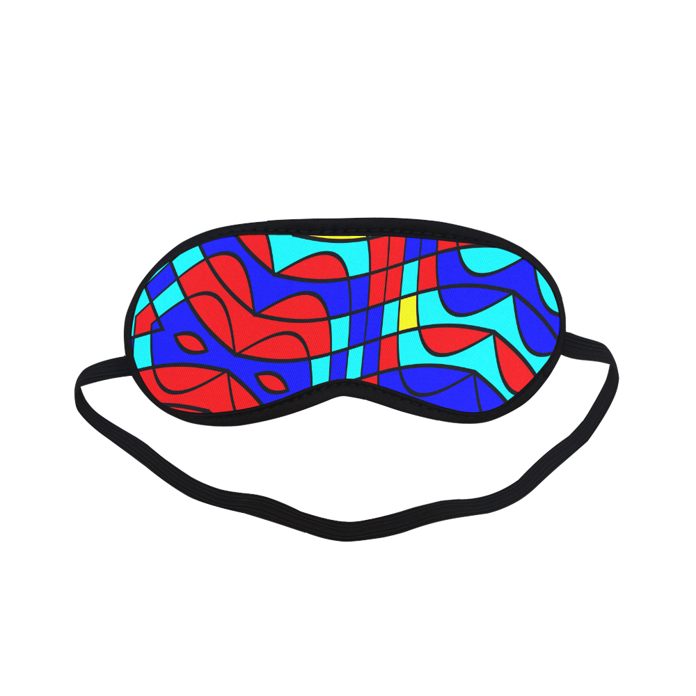 Colorful bent shapes Sleeping Mask