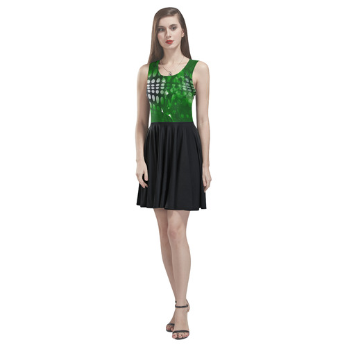 "Gabby" Thea Sleeveless Skater Dress(Model D19)