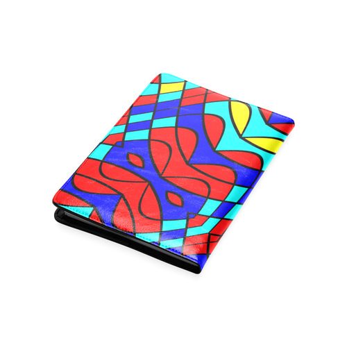 Colorful bent shapes Custom NoteBook A5