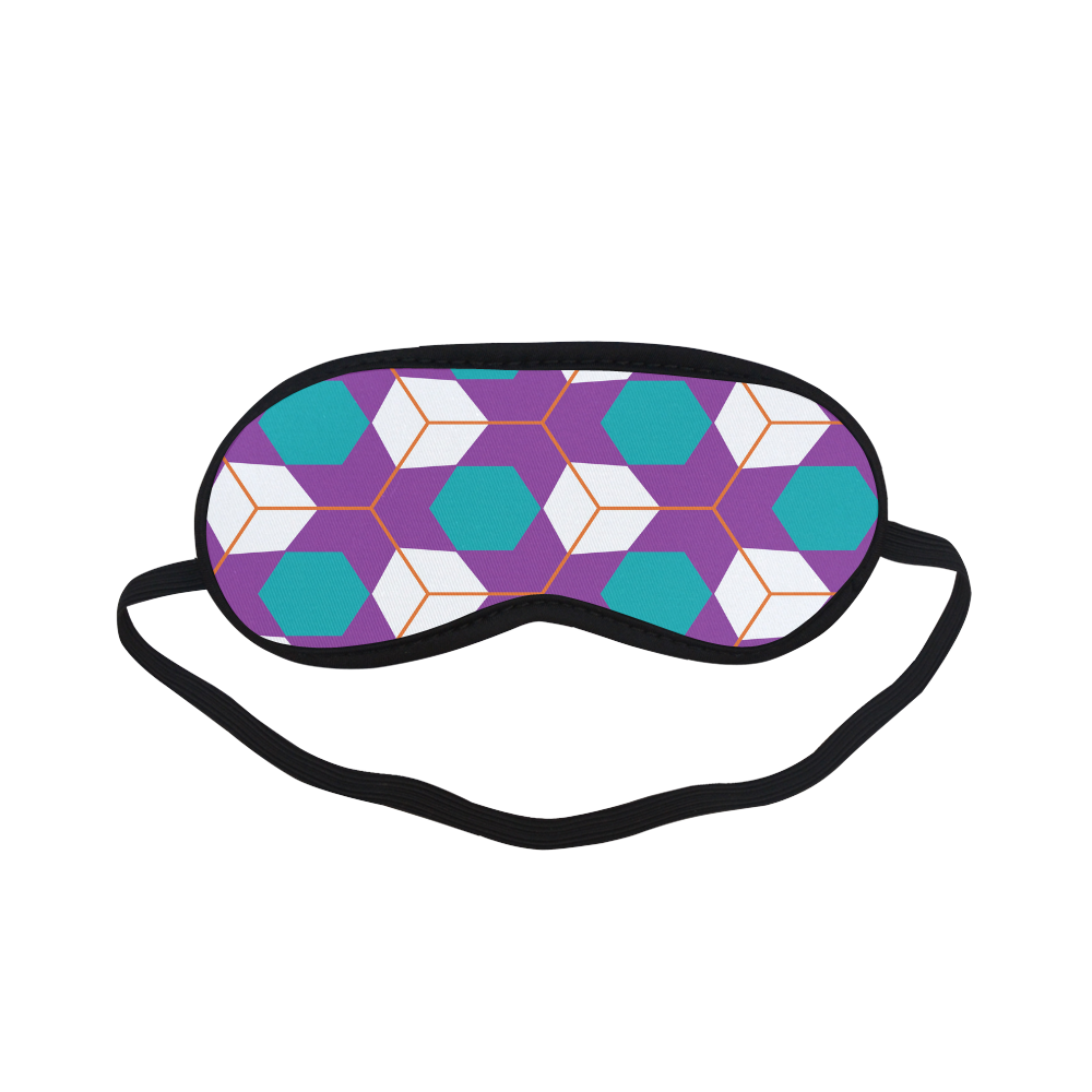 Cubes in honeycomb pattern Sleeping Mask