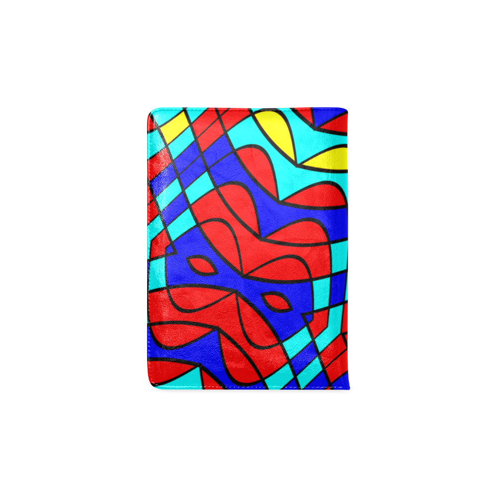 Colorful bent shapes Custom NoteBook A5