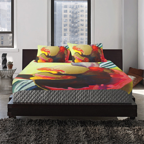 Burn the Flowers for Fuel 3-Piece Bedding Set