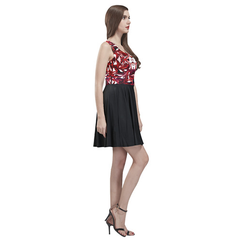 "Deep Soul" Thea Sleeveless Skater Dress(Model D19)