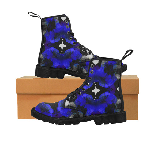 "Azul" Martin Boots for Women (Black) (Model 1203H)