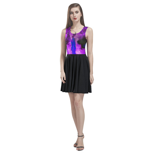 "Lux-Lu" Thea Sleeveless Skater Dress(Model D19)