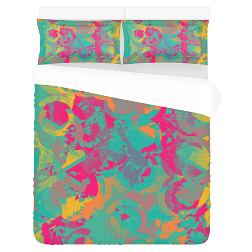 Fading circles 3-Piece Bedding Set