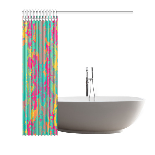 Fading circles Shower Curtain 72"x72"