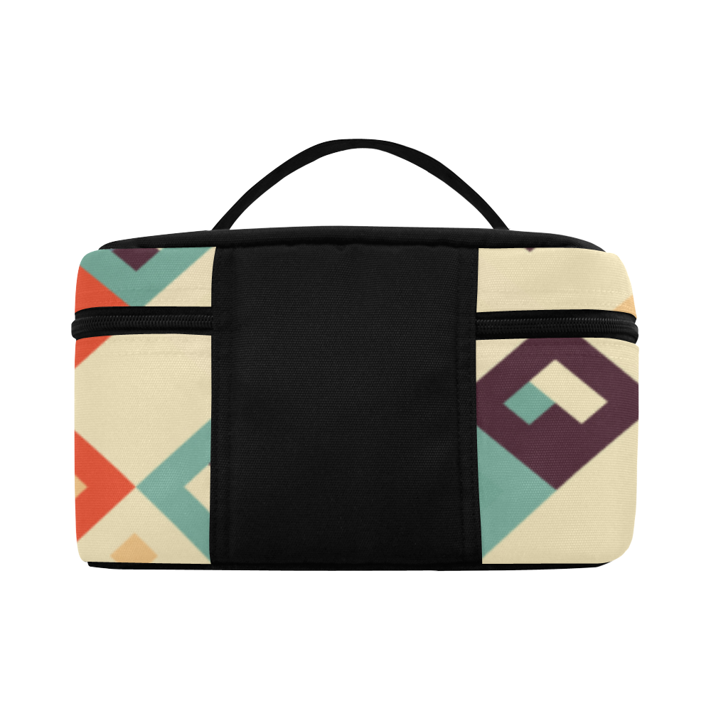 Squares in retro colors4 Cosmetic Bag/Large (Model 1658)