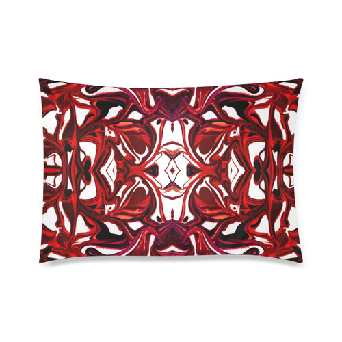 "Little Red" Custom Zippered Pillow Case 20"x30" (one side)