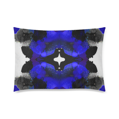 "Azul" Custom Zippered Pillow Case 20"x30" (one side)