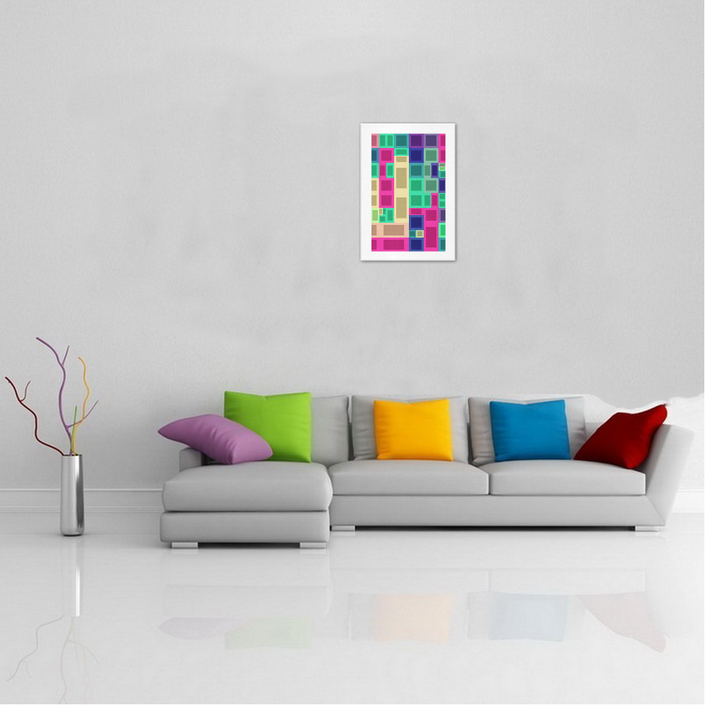 Rectangles and squares Art Print 13‘’x19‘’