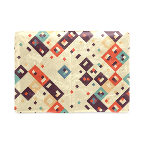 Squares in retro colors4 Custom NoteBook A5