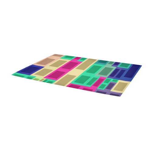 Rectangles and squares Area Rug 9'6''x3'3''