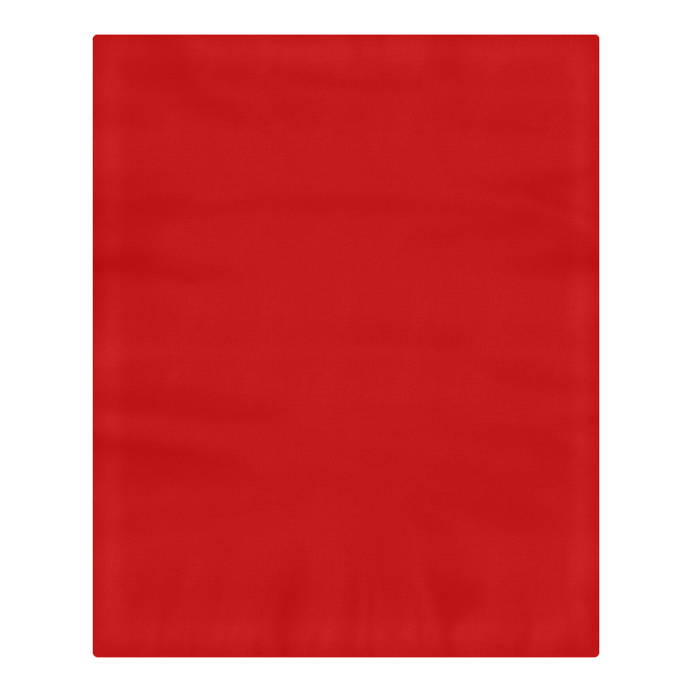 Basic Red Solid Color 3-Piece Bedding Set