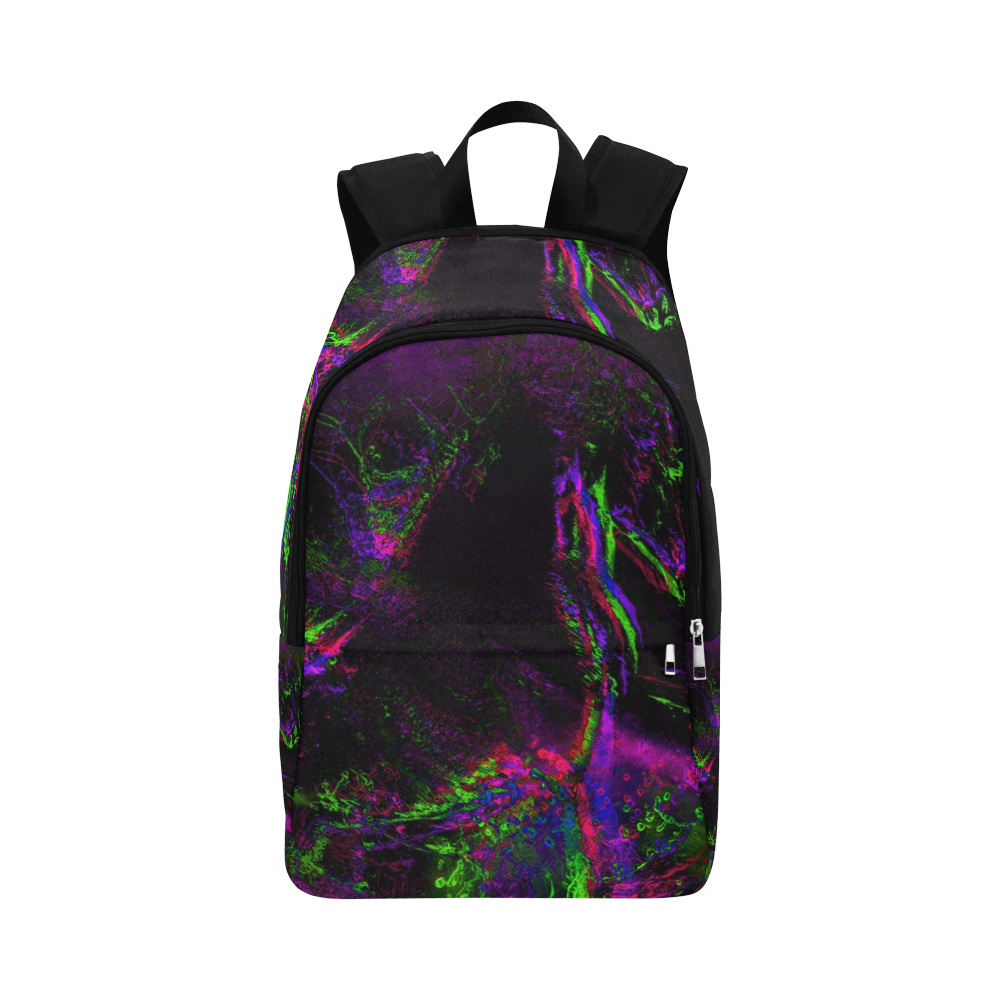 Water Horse Neon Fabric Backpack for Adult (Model 1659)
