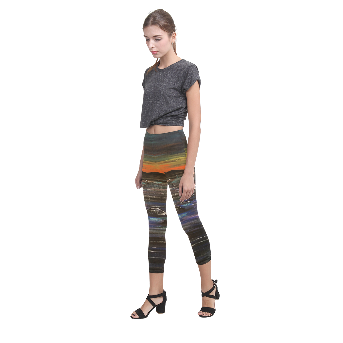 Night Walk Capri Legging (Model L02)