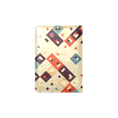 Squares in retro colors4 Custom NoteBook A5