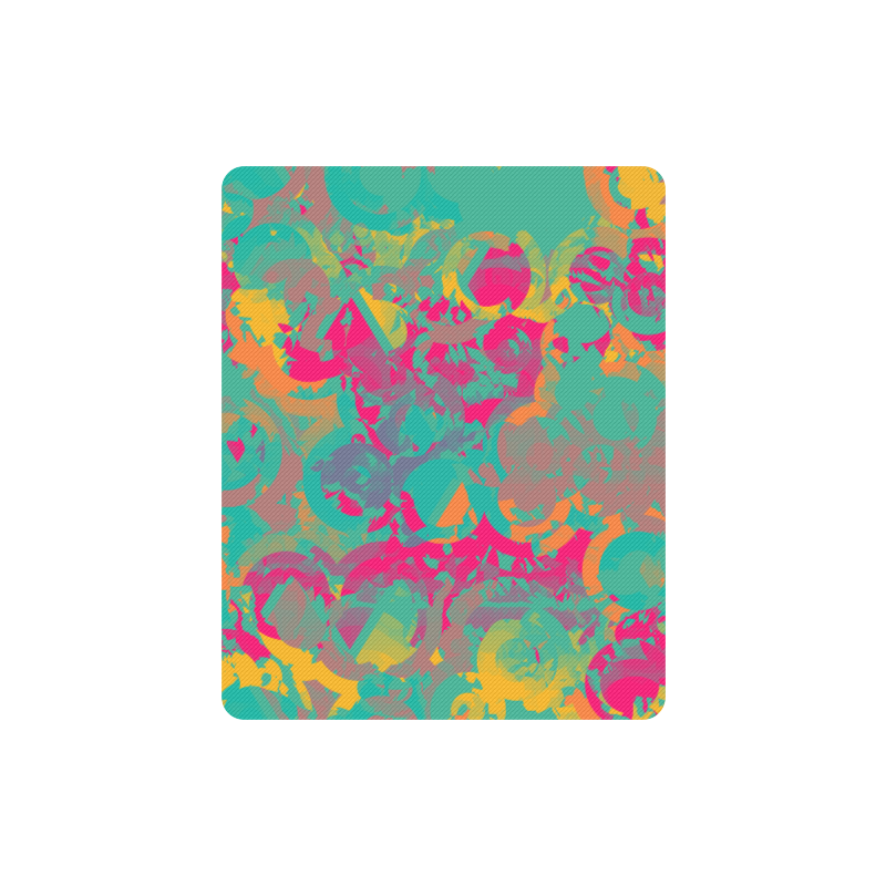 Fading circles Rectangle Mousepad