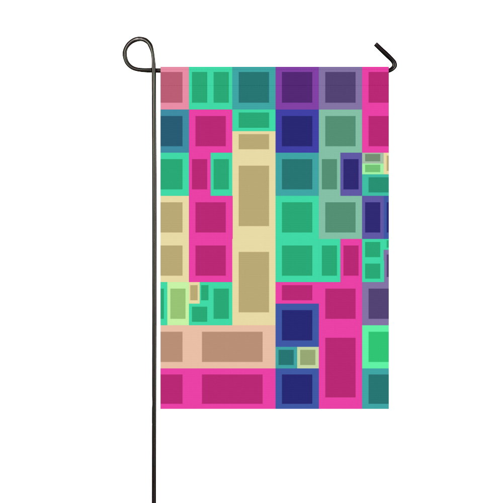 Rectangles and squares Garden Flag 12‘’x18‘’（Without Flagpole）