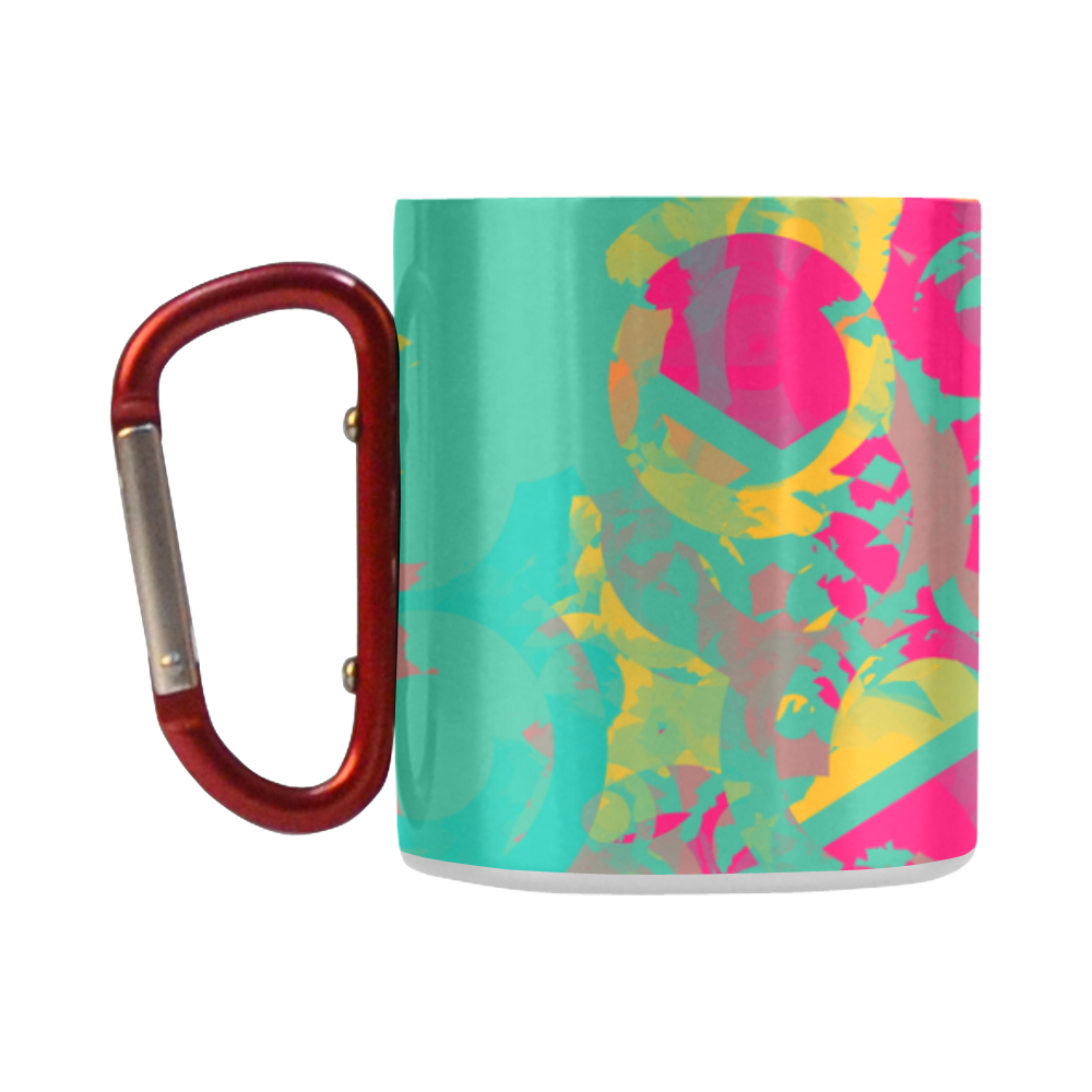 Fading circles Classic Insulated Mug(10.3OZ)