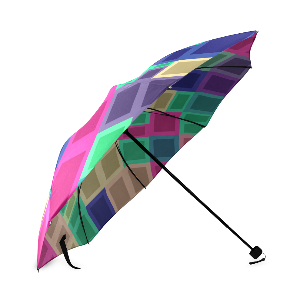Rectangles and squares Foldable Umbrella (Model U01)