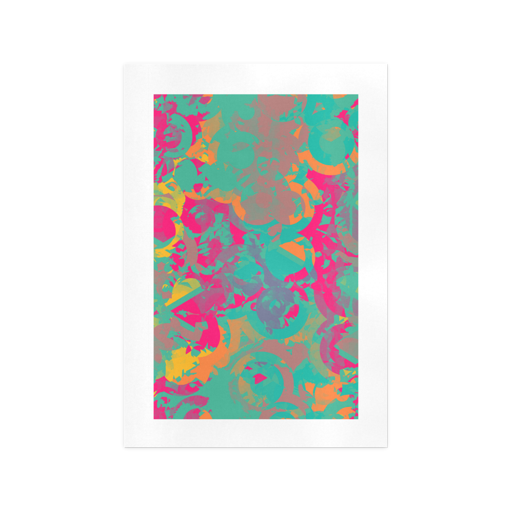 Fading circles Art Print 13‘’x19‘’