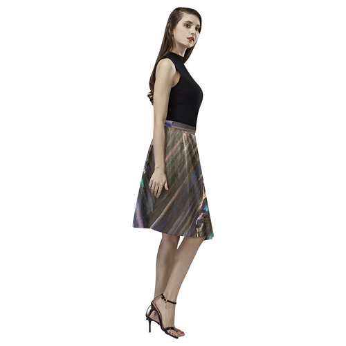 Night Walk Melete Pleated Midi Skirt (Model D15)