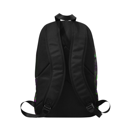 Water Horse Neon Fabric Backpack for Adult (Model 1659)