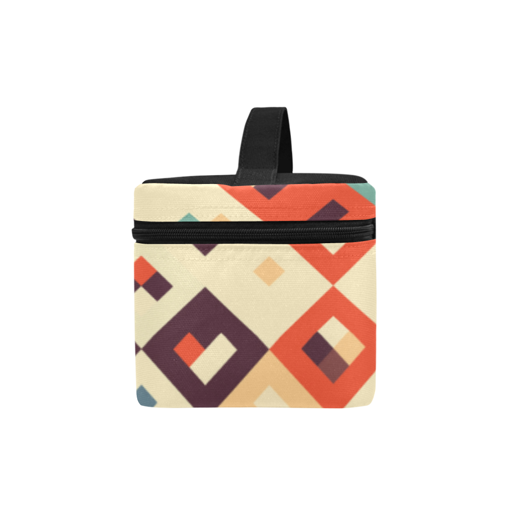 Squares in retro colors4 Lunch Bag/Large (Model 1658)