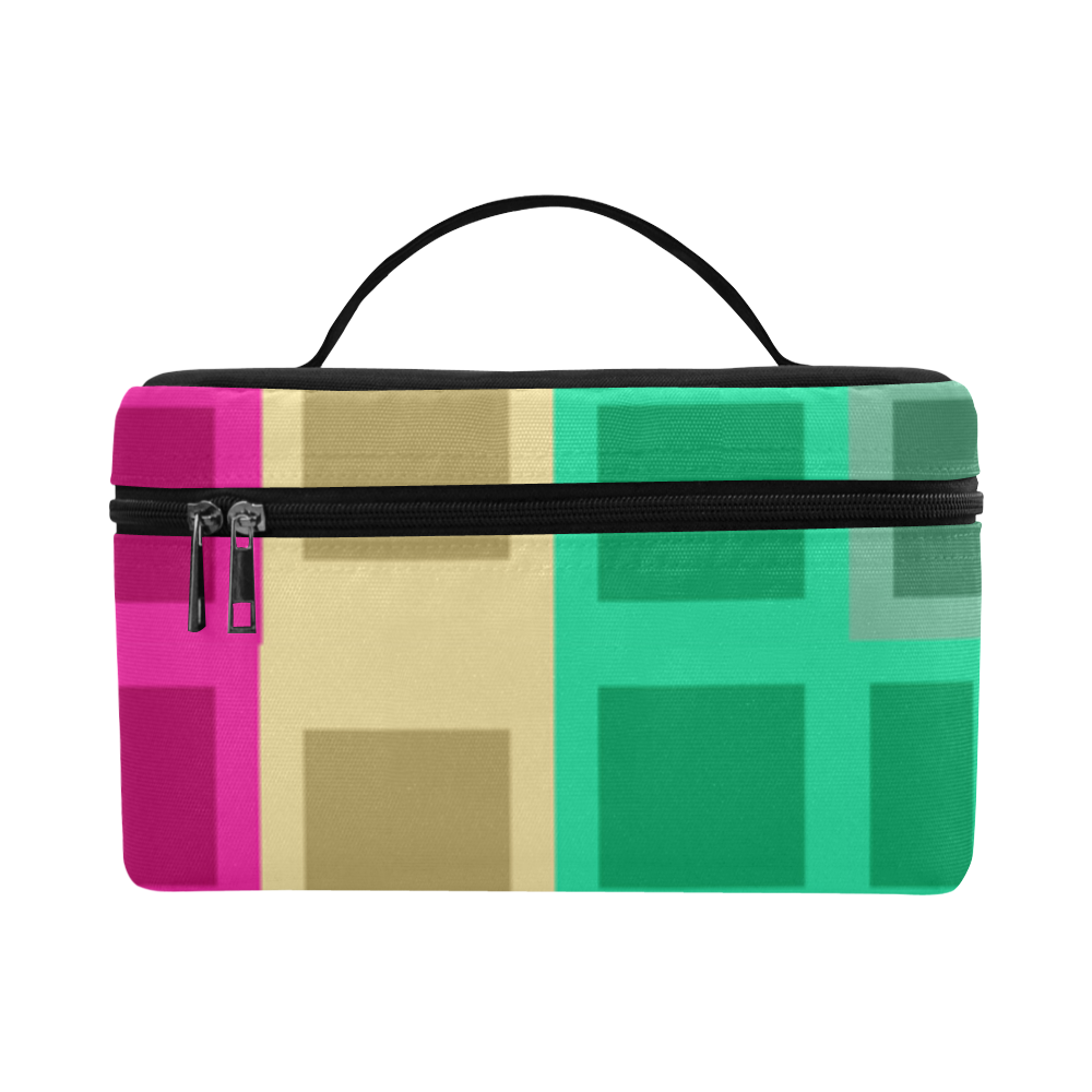 Rectangles and squares Cosmetic Bag/Large (Model 1658)