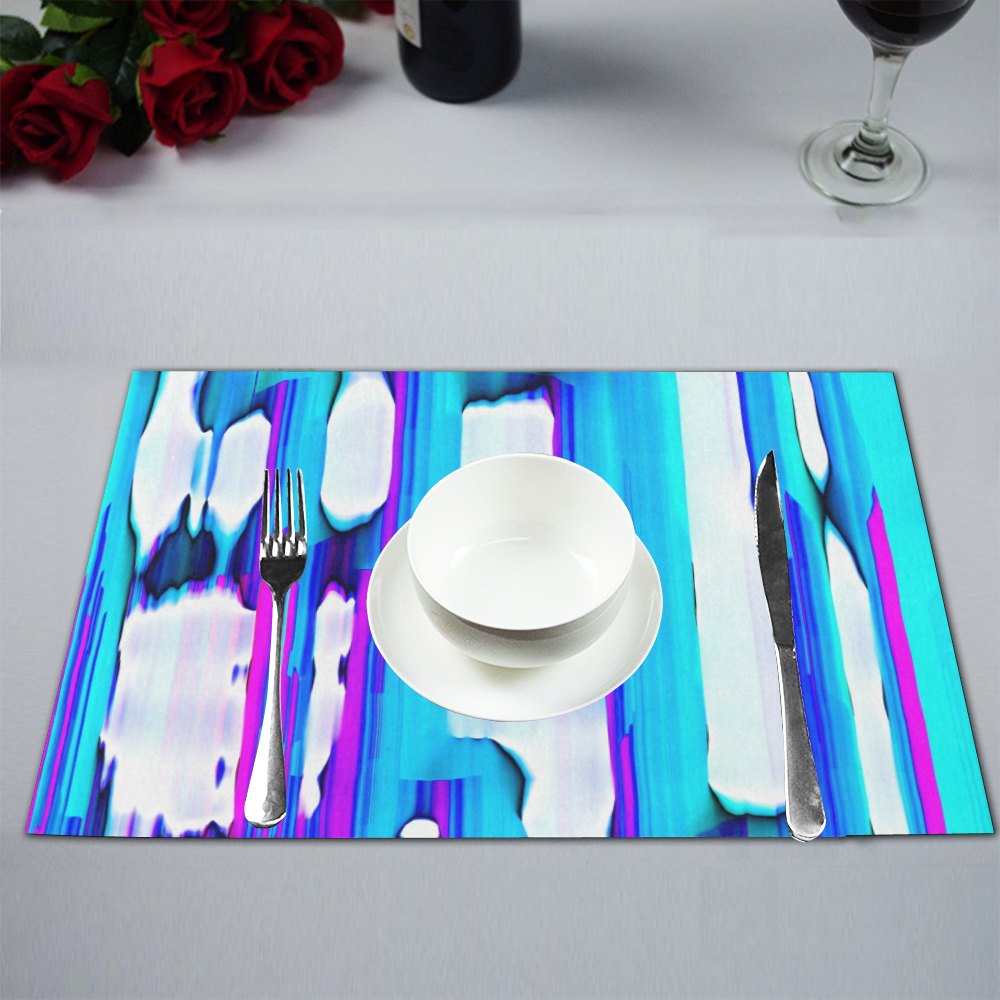 Blue watercolors Placemat 12''x18''