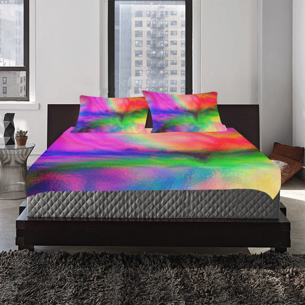 Water Color 3-Piece Bedding Set