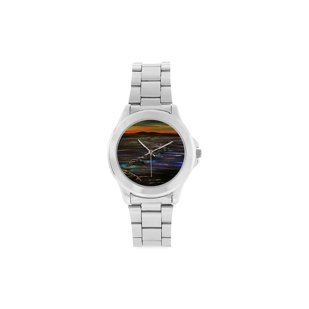 Night Walk Unisex Stainless Steel Watch(Model 103)