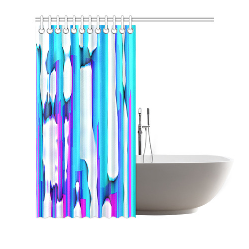 Blue watercolors Shower Curtain 72"x72"