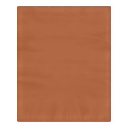 Basic Brown Solid Color 3-Piece Bedding Set