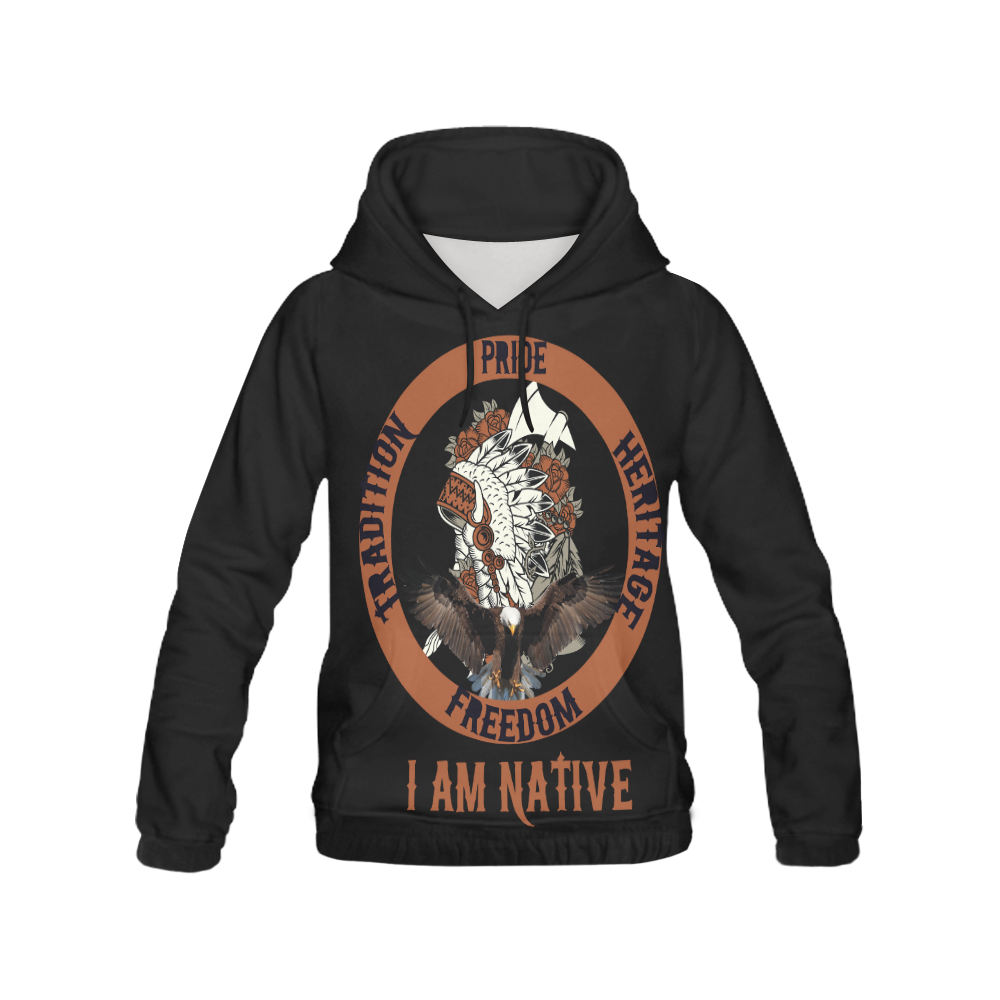 Native Heritage All Over Print Hoodie for Men (USA Size) (Model H13)
