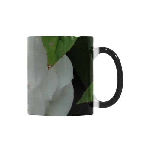 White Rose Custom Morphing Mug