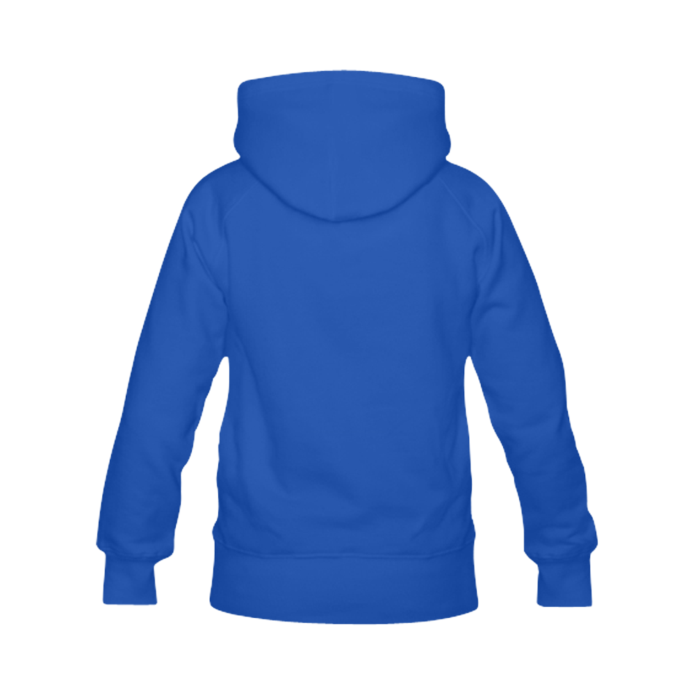 I LIVE AND LOVE IN 716 on Blue Men's Classic Hoodies (Model H10)
