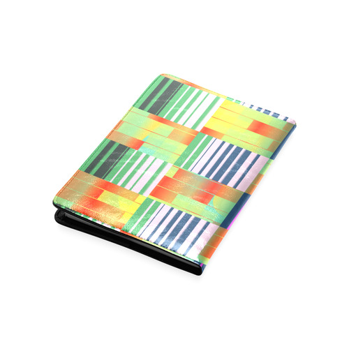 Vertical and horizontal stripes Custom NoteBook A5