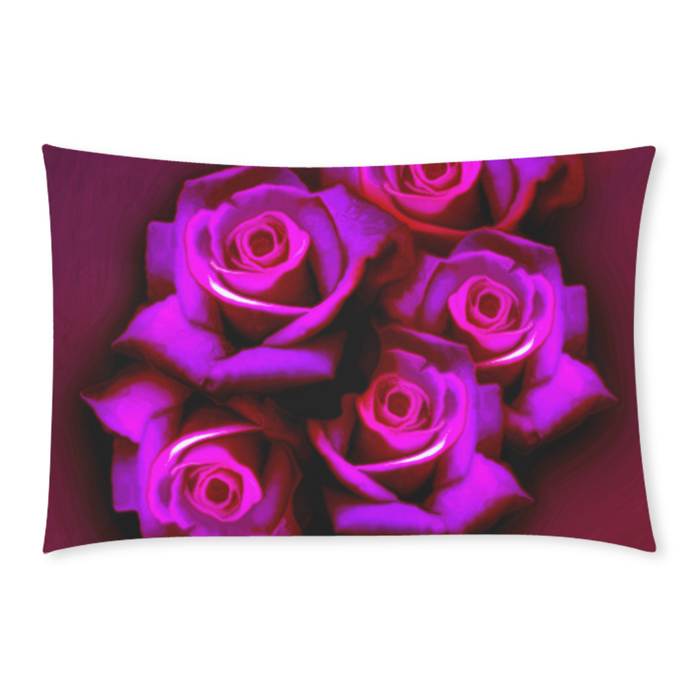 Purple roses 3-Piece Bedding Set
