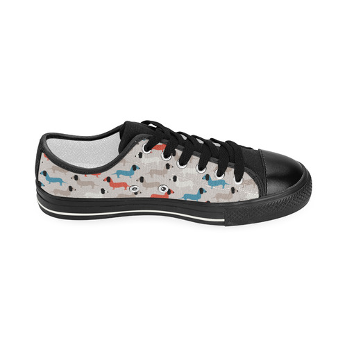 dogs Women's Classic Canvas Shoes (Model 018)
