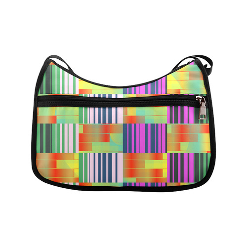 Vertical and horizontal stripes Crossbody Bags (Model 1616)