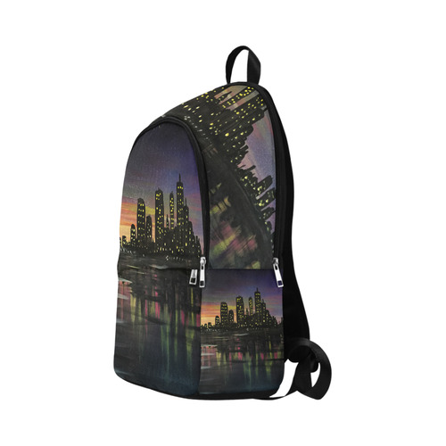 City Lights Fabric Backpack for Adult (Model 1659)