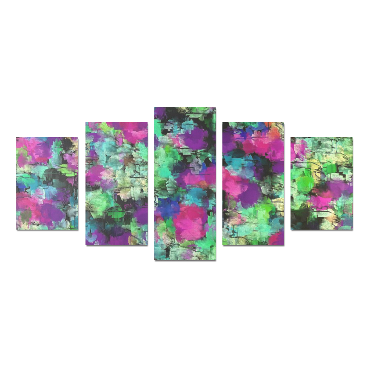 Blended texture Canvas Print Sets D (No Frame)