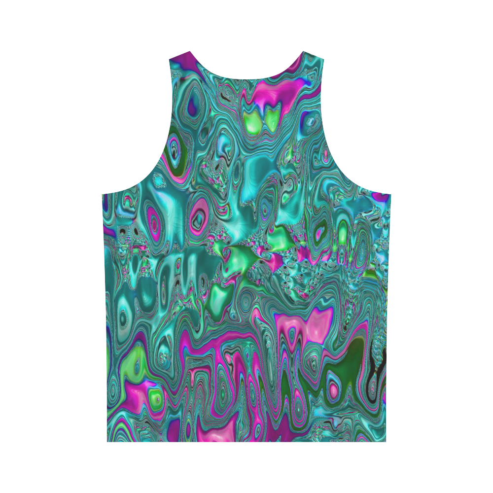 melted fractal 1C by JamColors All Over Print Tank Top for Men (Model T43)