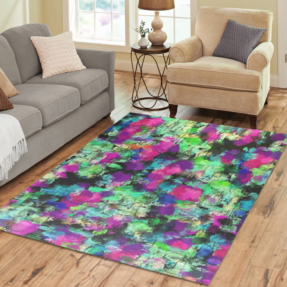 Blended texture Area Rug7'x5'