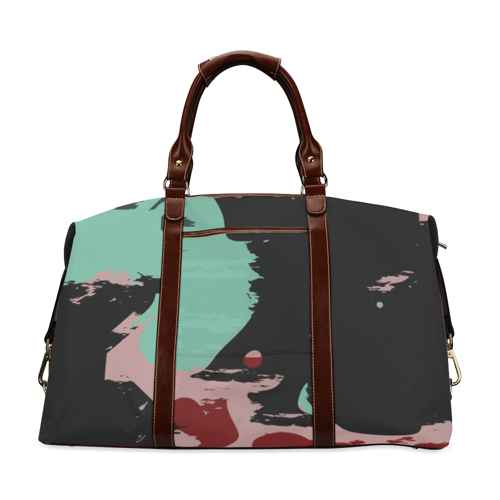 Retro colors texture Classic Travel Bag (Model 1643) Remake